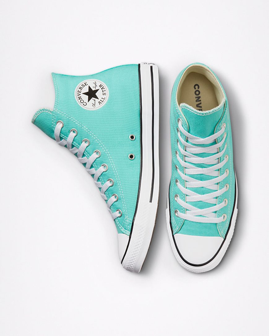 Tenisi Inalti Barbati Converse Chuck Taylor All Star Seasonal Color Turcoaz Deschis | RO WSDKV905